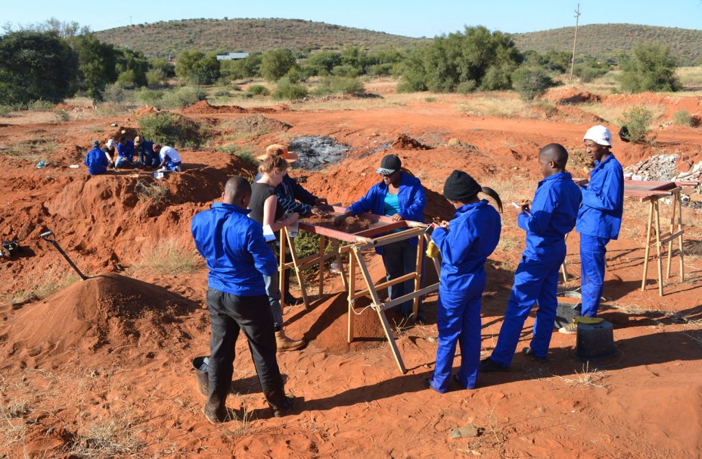 In 2015, an international team of researchers and South African heritage studies students investigated Canteen Kopje. Recent illegal mining activity there threatens such programs—and the future of this important Stone Age archaeological site.