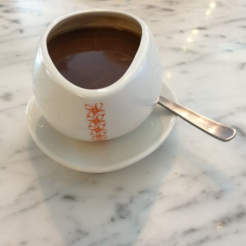 A cup of traditional Mesoamerican-style drinking chocolate with chile and spices can be found as far away as a Singapore café.