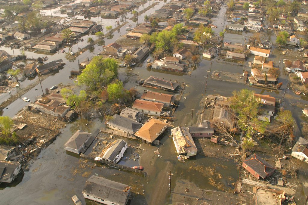 The Lower 9th Ward was one of the hardest hit neighborhoods in New Orleans when the levees broke and floodwaters inundated the city.