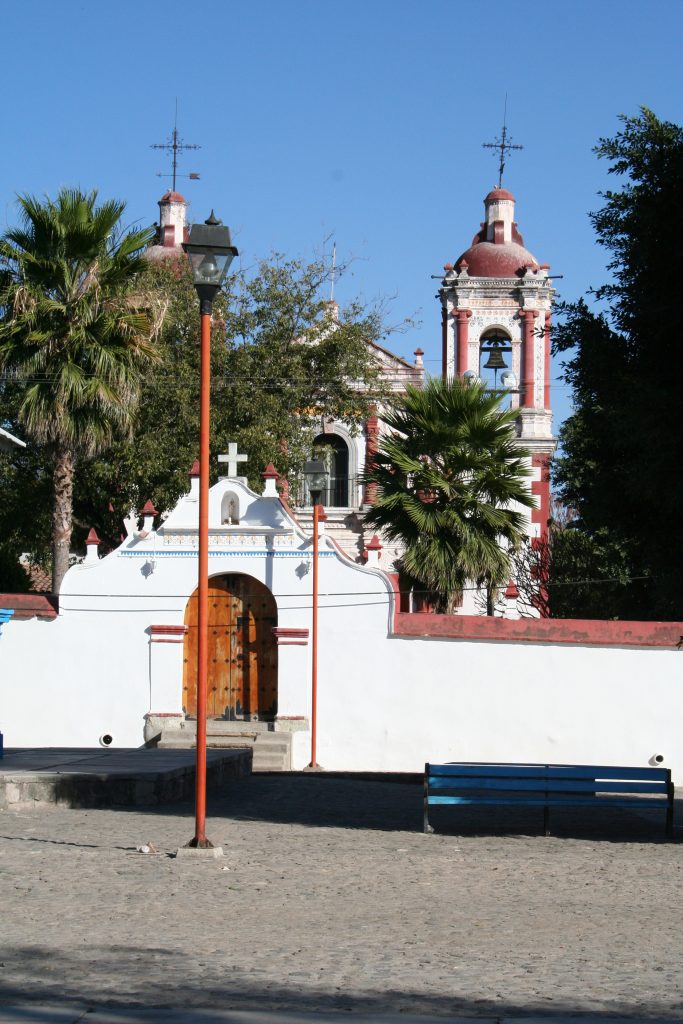 The Santa Ana del Valle church in Oaxaca, Mexico, in 1992.