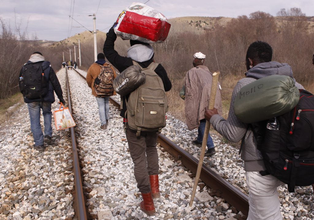 Migrants and refugees see Europe as a land of hope. Many West Africans, such as those at the Greek-Macedonian border in 2015, head north for work.