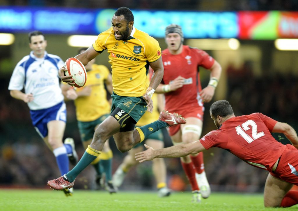 Brawn Drain - Tevita Kuridrani, originally from Fiji, currently plays for both Australia’s Brumbies in Super Rugby and Australia’s international team, which qualified for the 2016 Olympics.