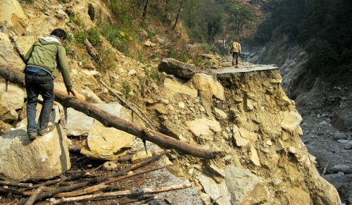 Natural disaster - Road infrastructure, hydroelectric development, and climate change all factored into the floods and landslides that struck the Indian Himalayas in 2013, killing at least 5,748 people.