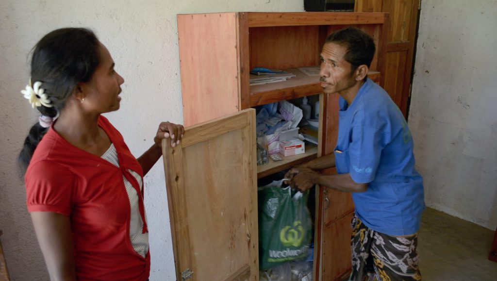 Infant mortality -Mana Rosa (left) and Marcos Lasi (right) are at the core of the health care system in this rural mountain community—but they as well as others are volunteers, not paid staff.