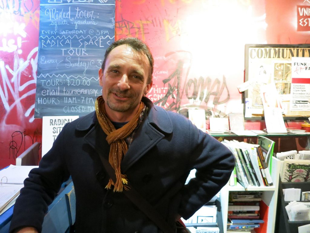 Tauno Biltsted, an early squatter at C-Squat, remembers when part of the first floor collapsed, creating the famous enlarged basement.