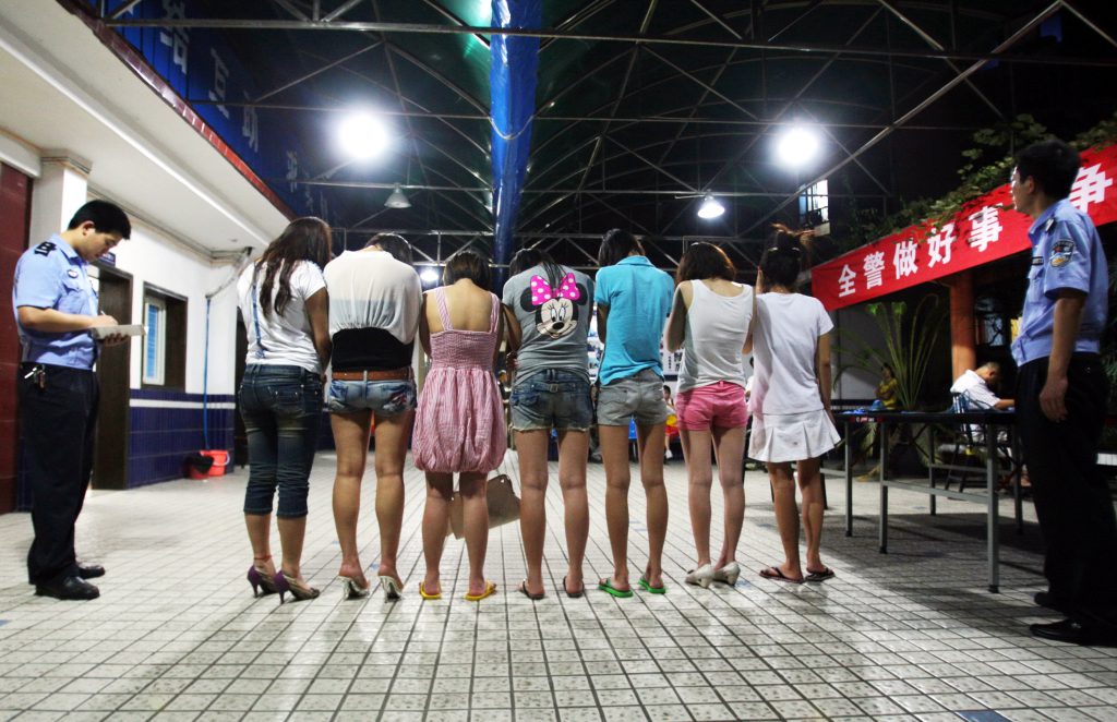 China sex trade - Chinese sex workers are subjected to police raids on a regular basis.