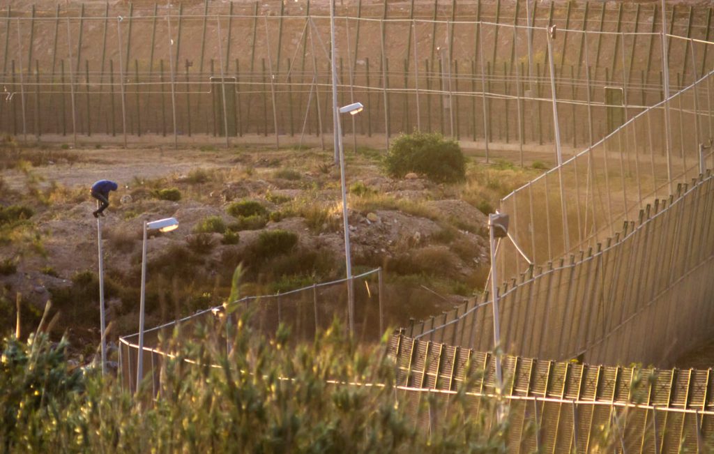 African asylum seekers - Morocco shares heavily policed land borders with Spain around the enclaves of Ceuta and Melilla—the only European frontiers in Africa.