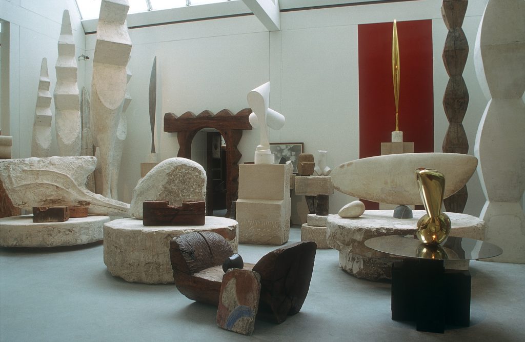 Constantin Brancusi - Brâncuşi’s studio, a renovated replica of which is on display in a small building near the Centre Pompidou in Paris, became an exhibition space—even as it remained the sculptor’s home and refuge throughout two world wars.