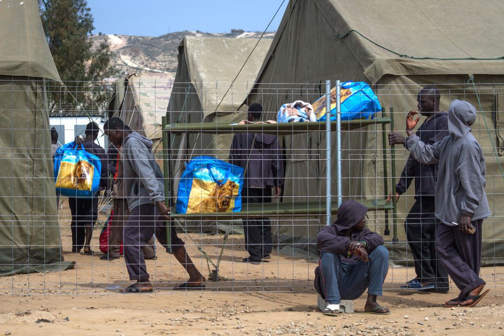 African asylum seekers - Spanish detention centers are overwhelmed by the numbers of asylum-seekers arriving annually.