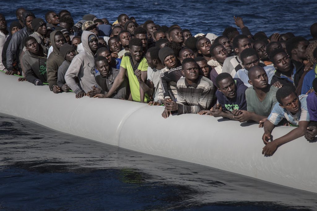 African asylum seekers - Hundreds of thousands of migrants seeking a better life attempt the perilous crossing of the Mediterranean Sea each year. According to the U.N., more than 5,000 lost their lives in 2016, the deadliest year on record.
