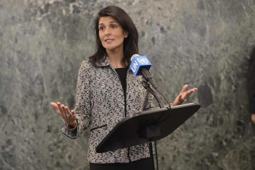 United Nations broken - In June, U.S. Ambassador to the U.N. Nikki Haley announced a US$500 billion cut to the United States’ financial support of U.N. peacekeeping.