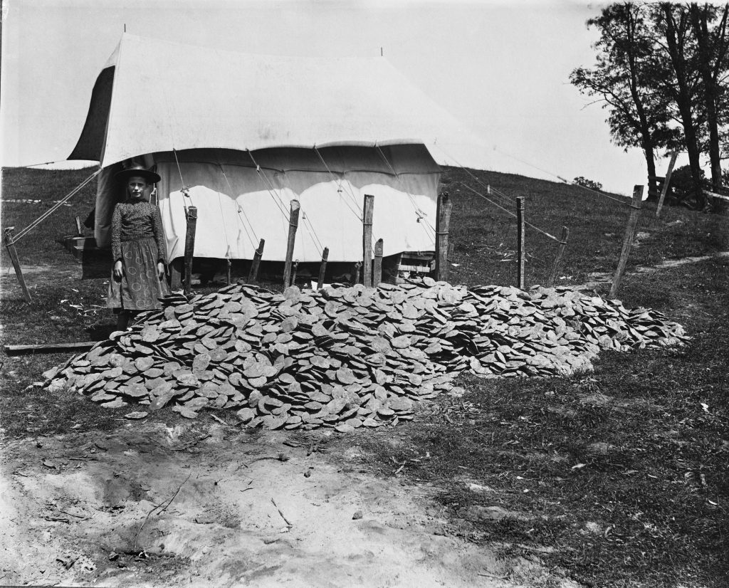 At a Hopewell site in Ohio, Warren K. Moorehead unearthed thousands of Wyandotte chert stone tools from an earthen mound in the early 1890s.