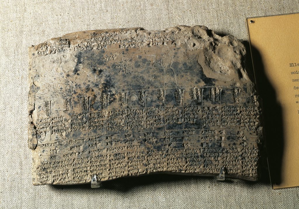 This astrological calendar—found circa 1900, in Uruk, Iraq—was created by the Sumerians, who probably devised the world’s first linear calendar around 3000 B.C.