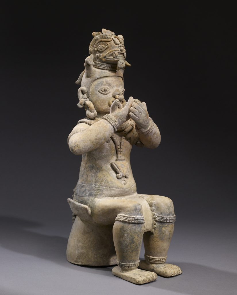 The Jama-Coaque of northwest Ecuador are known for their ceramic figures.