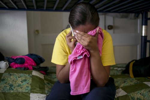 US family detention advocacy - The United States’ detention of asylum-seeking women and children brings additional trauma to immigrants, such as this woman from El Salvador, who already carry many painful stories. Legal aid workers who assist detainees are not immune to these layers of suffering.