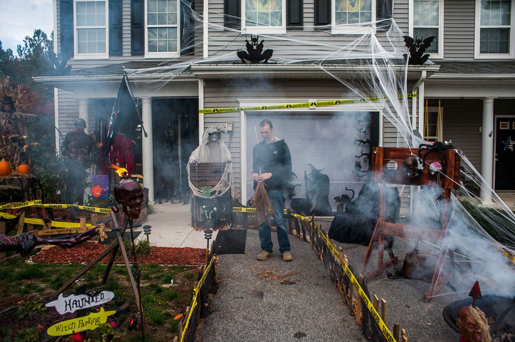 The United States observes a mélange of Halloween traditions, including door-to-door trick-or-treating and decking out houses in spooky decorations.