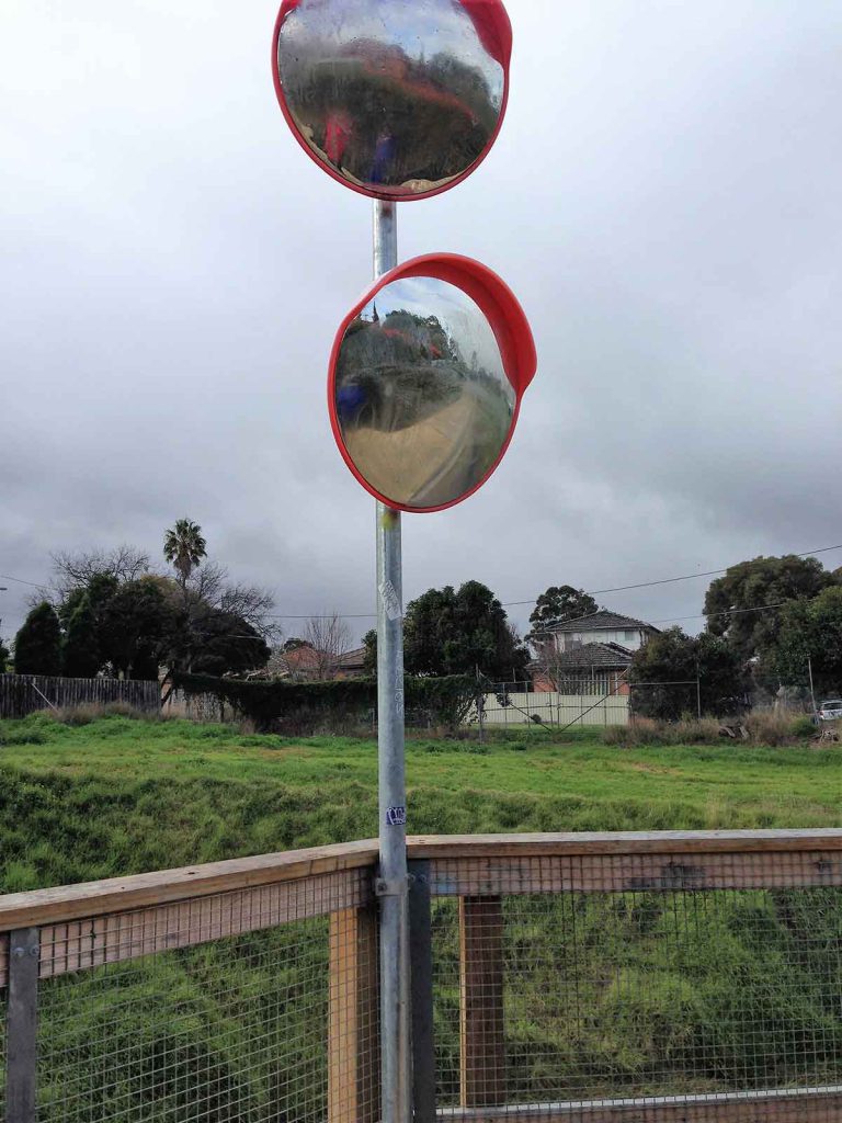 Hunting for a geocache on this boardwalk put sharkiefan and the author in an awkward position.