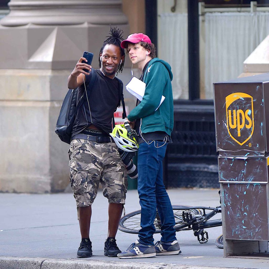 Jesse Eisenberg anthropology - Engaging in encounters with fans and passers-by is part of the social contract of fame.