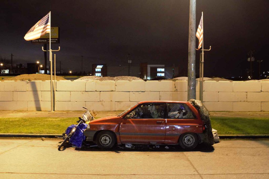 After this vehicle home in North Seattle was impounded, the owner lived on a nearby sidewalk for two years.
