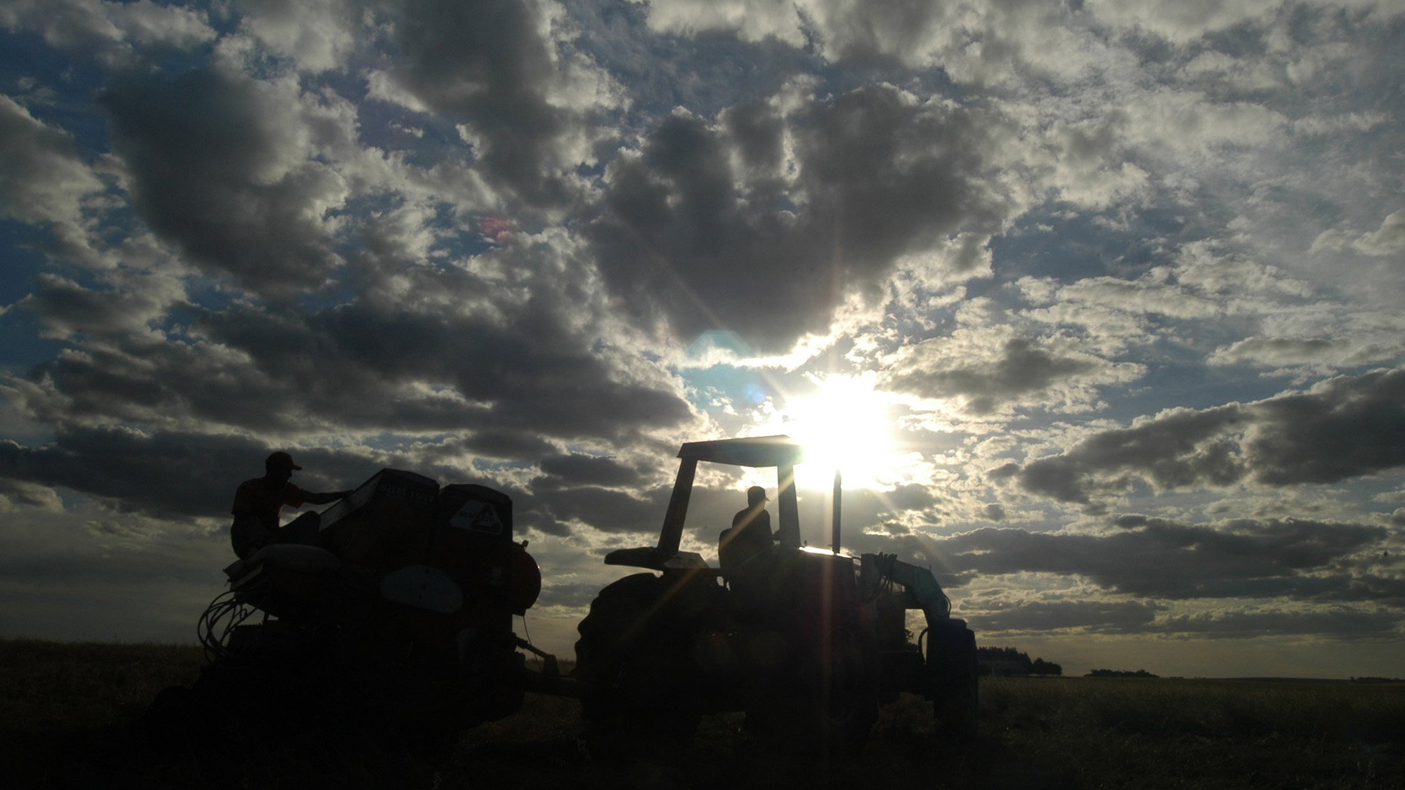 Um agricultor, buscando o aumento da produtivid