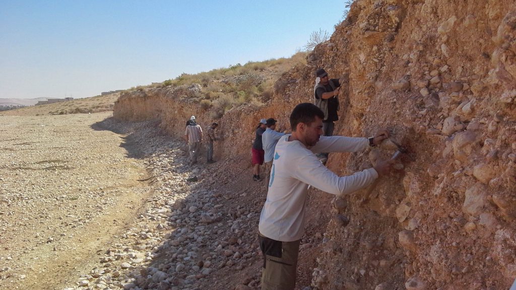 Dispersal - Researchers excavate in Jordan’s Zarqa Valley.