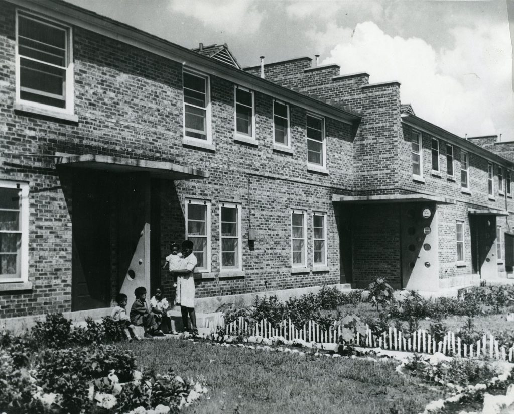 Mixed-Income Housing - Historically, many public housing developments in Chicago, such as the Altgeld Gardens Housing Project (pictured here), were row homes.