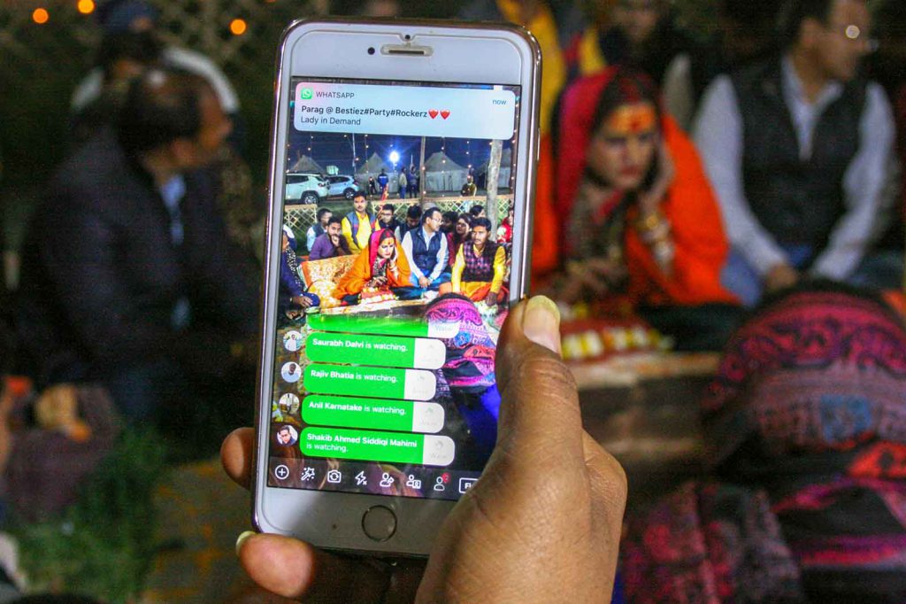 Thanks to their engaging use of social media at the Kumbh Mela, the Kinnar Akhada amassed a large following and popularized #transgender on Indian Twitter.