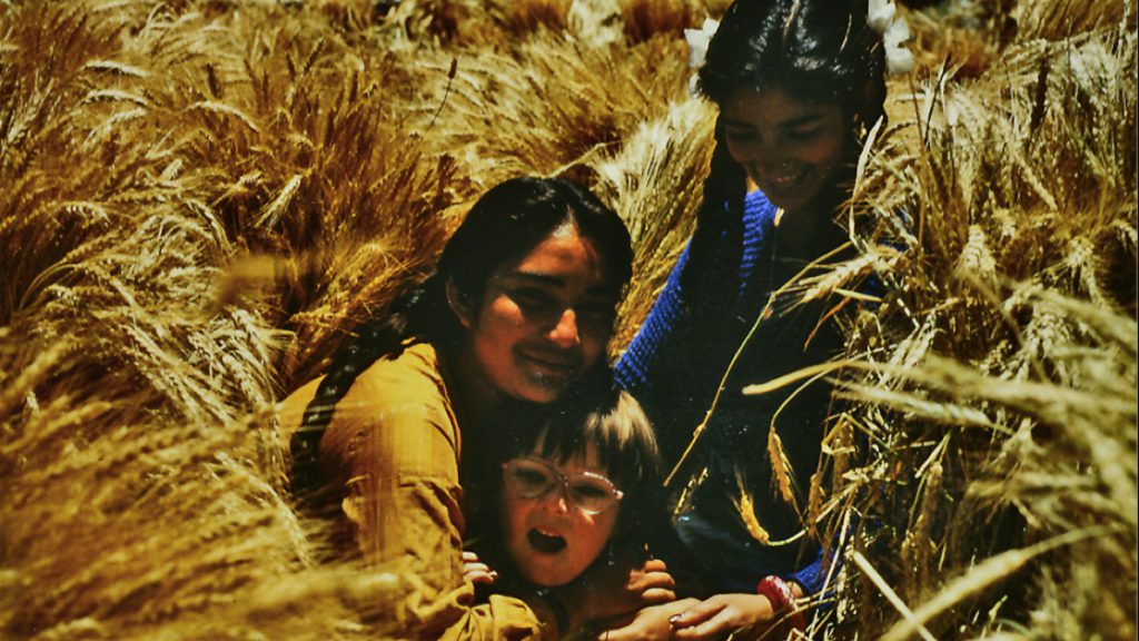 anthropologist parents - When author Sandhya Fuchs (center, at age 6) grew up in India, Bharti (left) and Aarti (right) were like sisters to her, and today she is an “auntie” to their children.