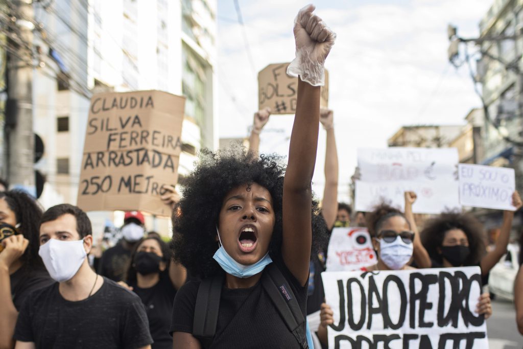 racism in brazil - Protests against police violence in Brazil, like this march commemorating the life of a Black youth killed in his home, help speak to the transnational nature of anti-Blackness and white supremacy.