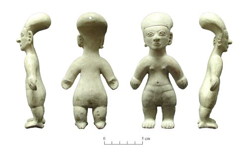 archaeology biases - Some figurines, like this one from the La Tolita-Tumaco culture, seem to blend gender characteristics from breasts to loincloths into a possible transgender or non-binary figure.