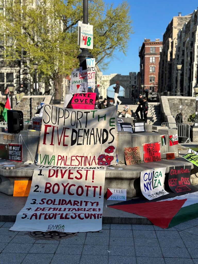 A myriad of signs are laid out in an urban area.